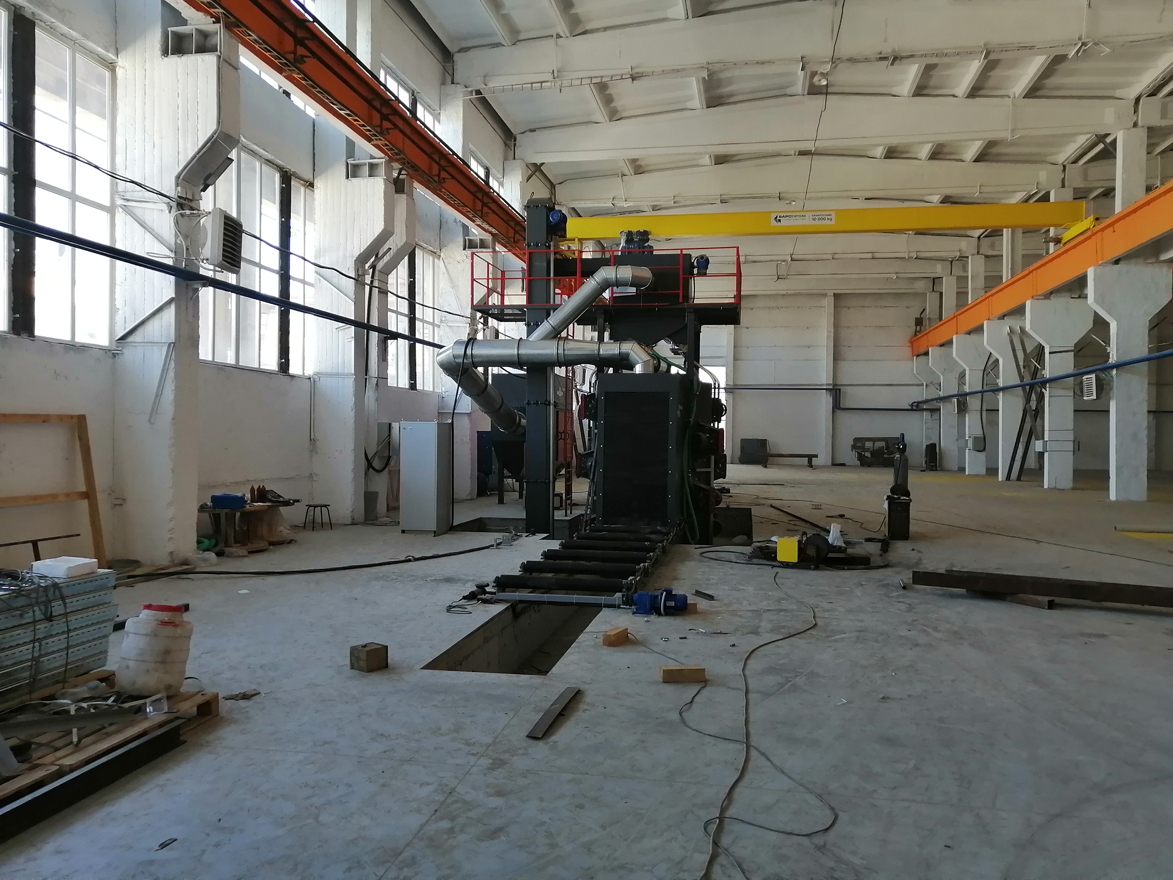 Монтаж дробемета в Казани