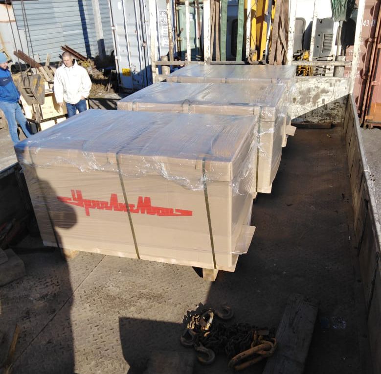 Отгружена партия метателей в Арамиль