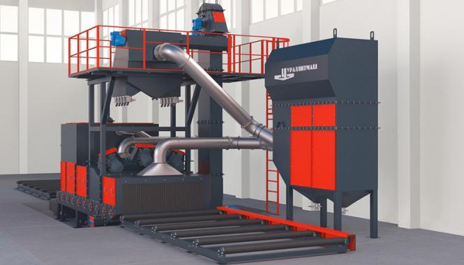 Дробеметная установка для очистки листа фото 1