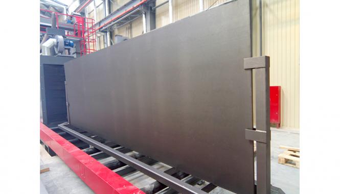 Универсальная Дробеметная установка Ду.1020 для очистки двутавра и сорта фото 5