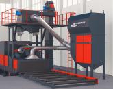 Дробеметная установка для очистки листа фото 1