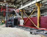 Универсальная Дробеметная установка Ду.1020 для очистки двутавра и сорта фото 1